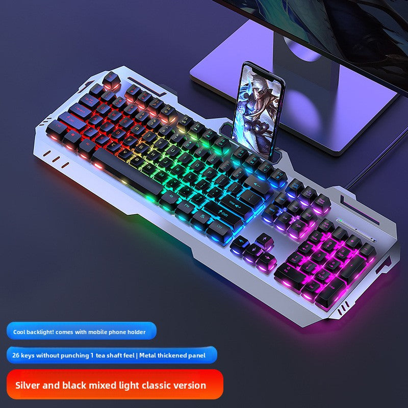 Mechanical keyboard with Cherry MX Blue switches