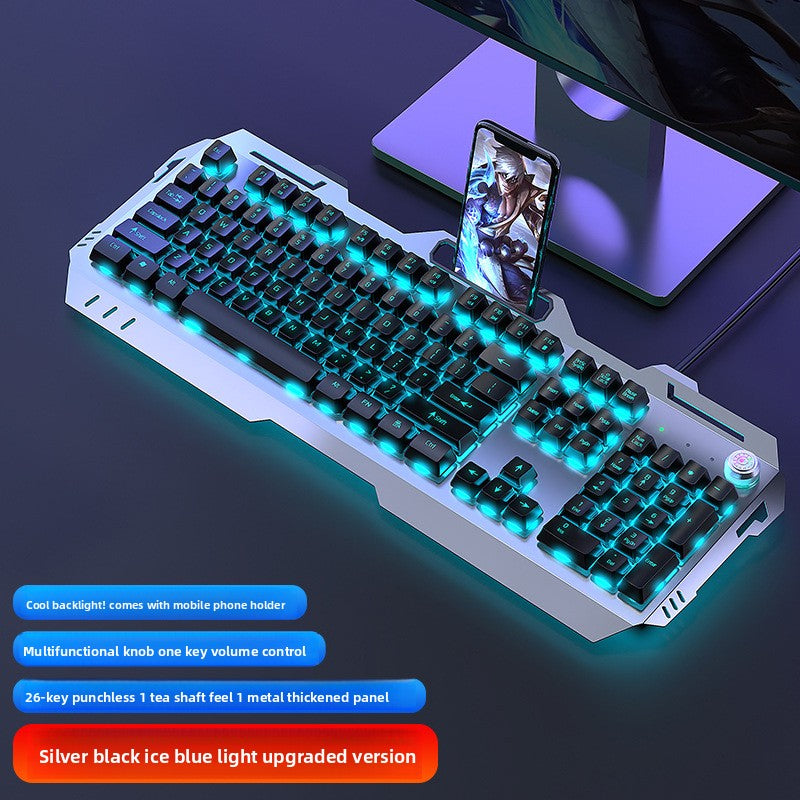 Mechanical keyboard with Cherry MX Blue switches