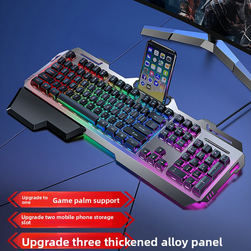 Mechanical keyboard with Cherry MX Blue switches