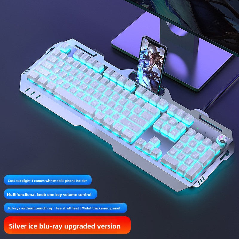 Mechanical keyboard with Cherry MX Blue switches