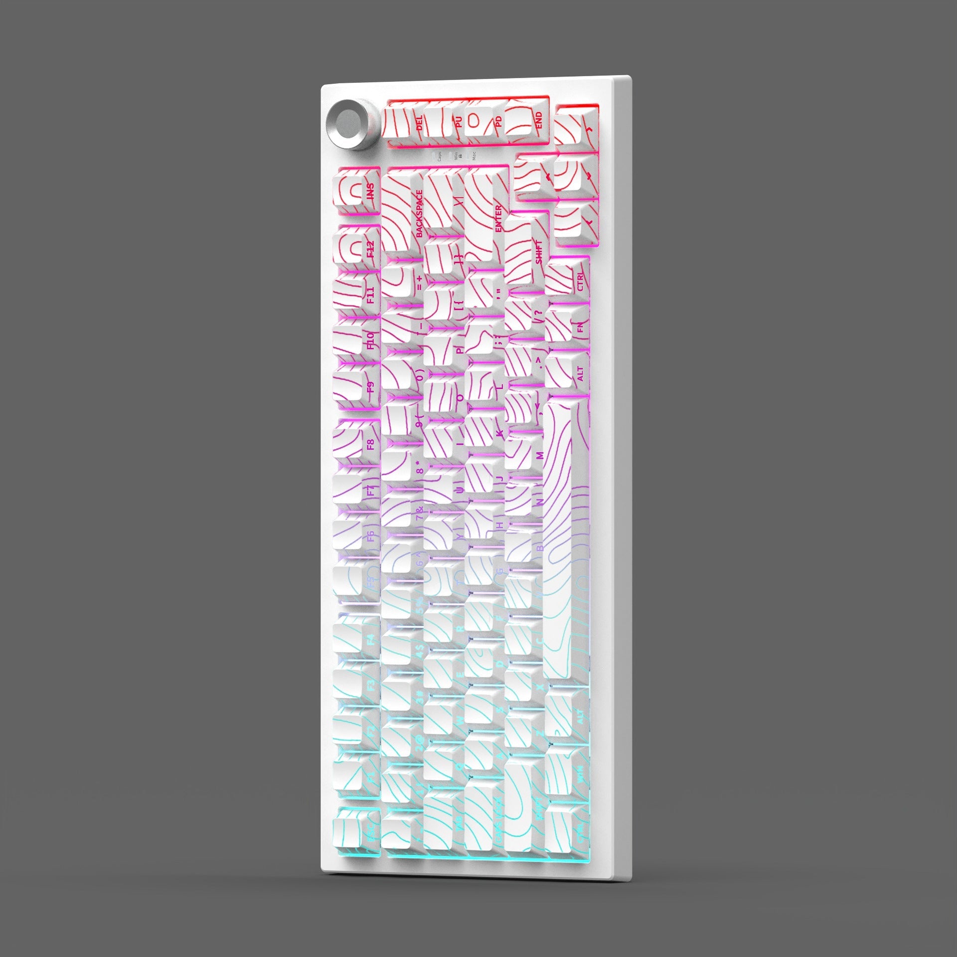 Custom Mechanical Keyboard with RGB Backlight and Triple Mode