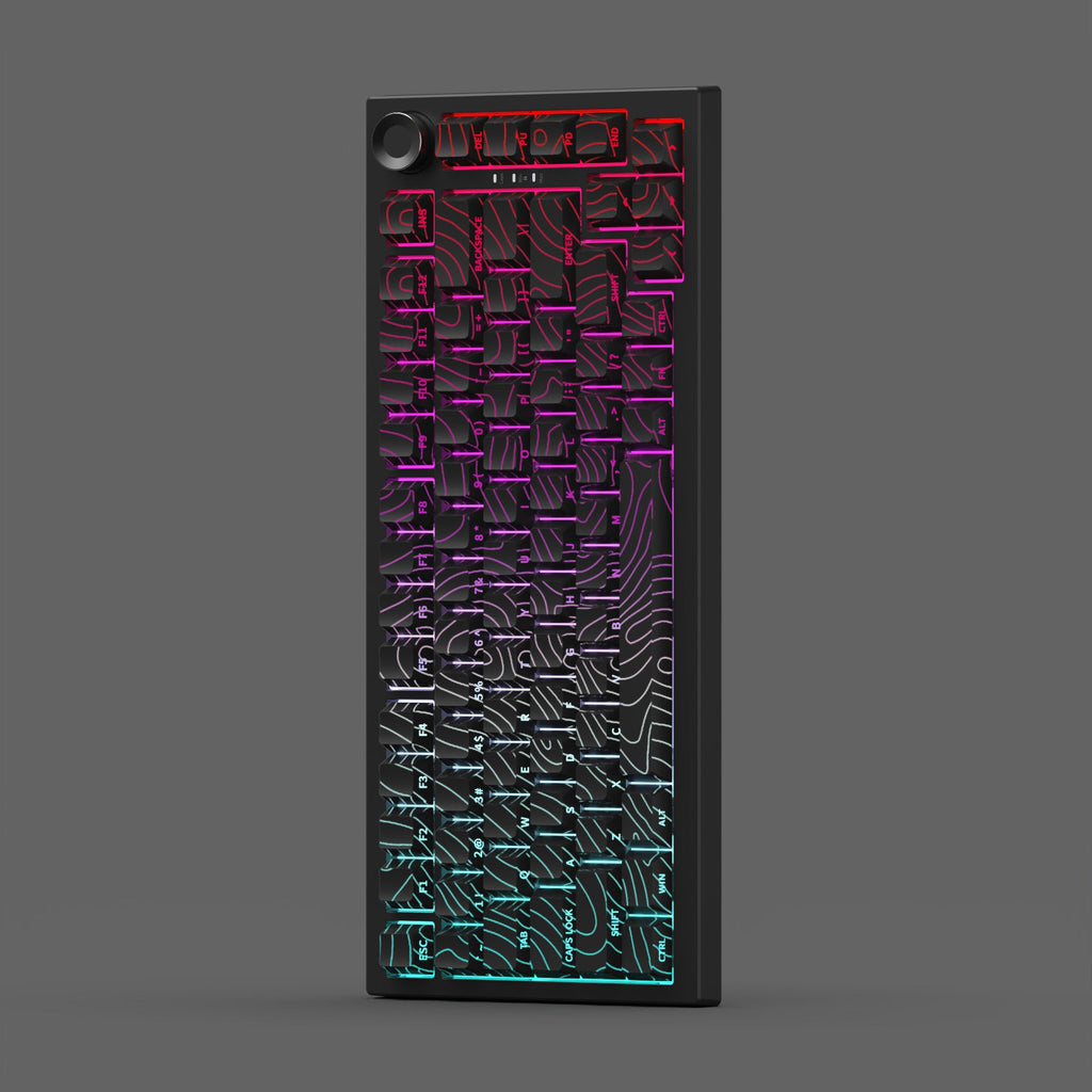 Custom Mechanical Keyboard with RGB Backlight and Triple Mode