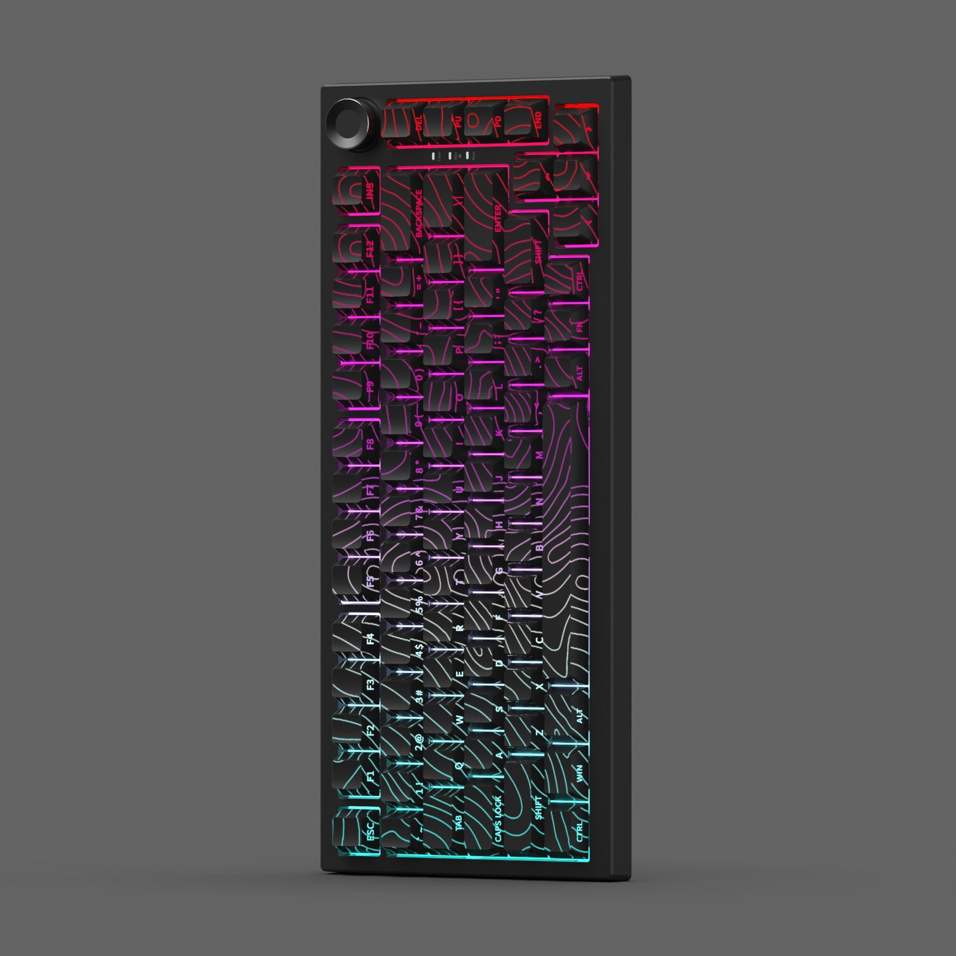 Custom Mechanical Keyboard with RGB Backlight and Triple Mode