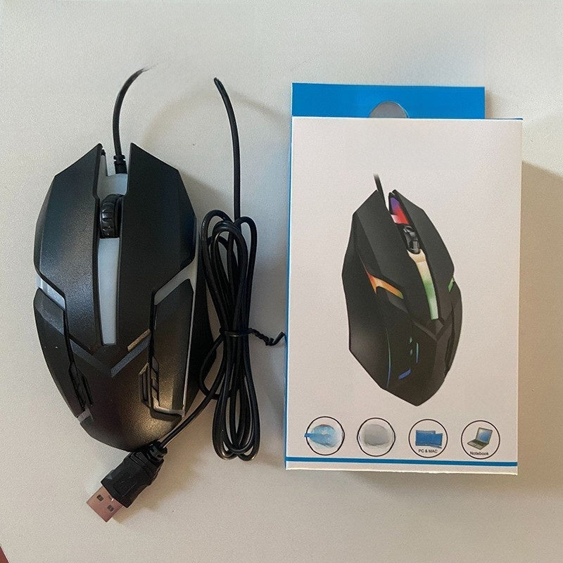 Mechanical feel keyboard and mouse set